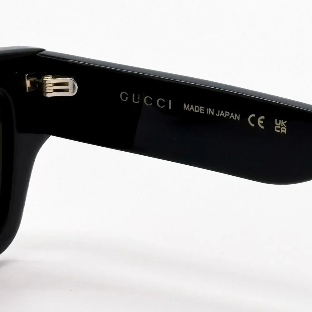 NEW GUCCI SUNGLASSES GG1301S 004 BLACK MEN EYEWEAR